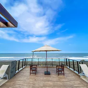  Apartamento Em Barra Velha, Pe Na Areia E Vista Mar